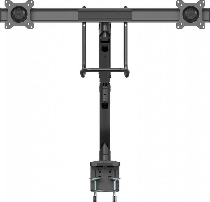 Actual product image StarTech ARMSLMBARDUO monitor mount (dual monitor, synchronized height adjustment, T (Table, 32")