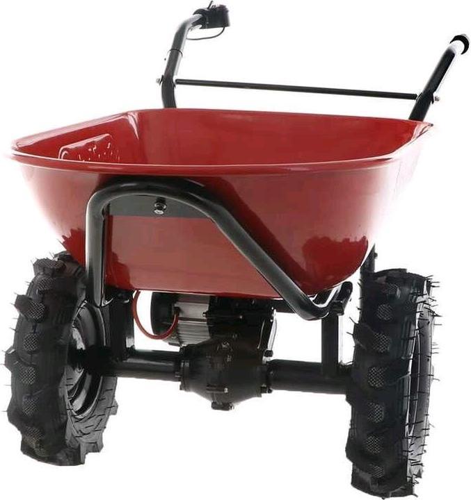 Actual product image GeoTech Battery wheelbarrow with tractor tyres40V, 6Ah