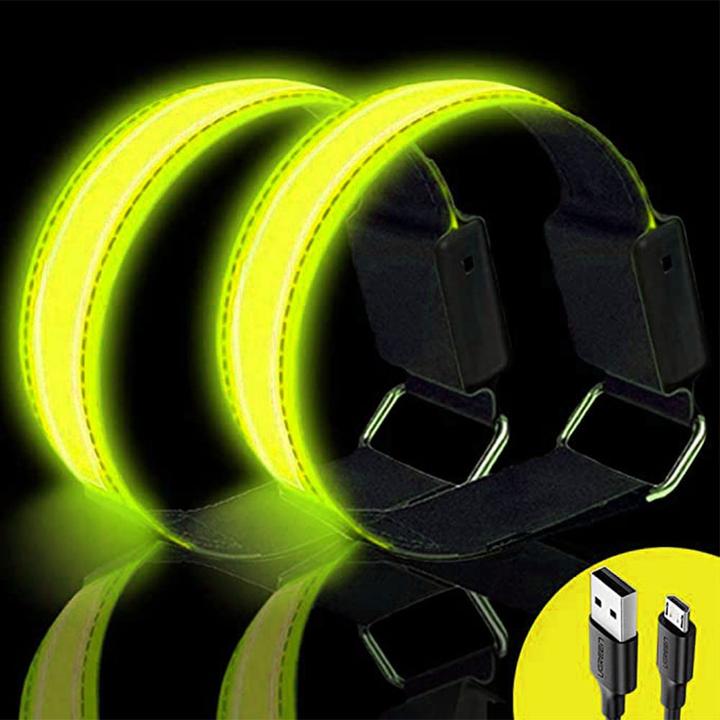 Produktbild Stride Aufladbares USB Leuchtarmband für Kinder / Erwachsene zum Sport