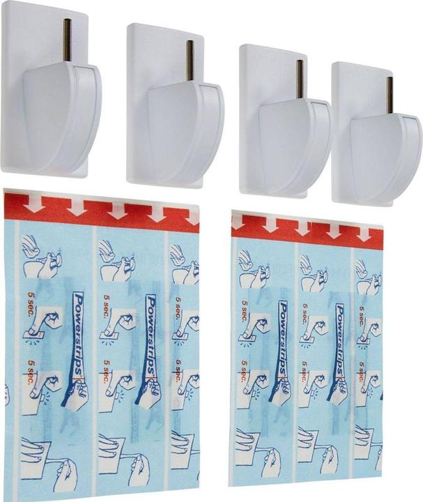Produktbild tesa Powerstrips Gardinenhaken
