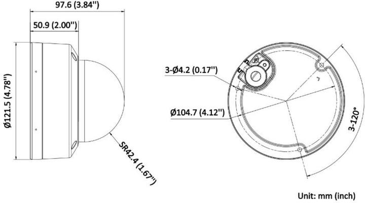Produktbild Hikvision HKVISION DS-2CD2343G2-LI2U IP-KAMERA (2 8 mm)