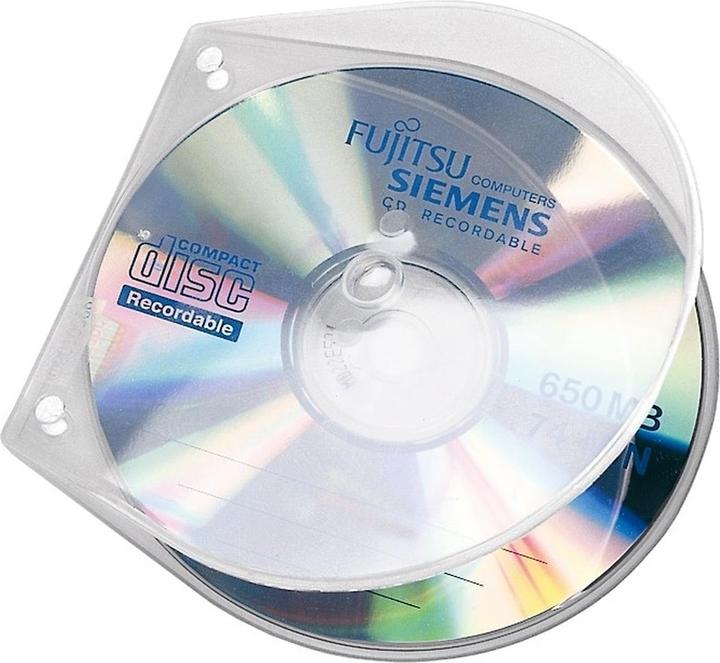 Image du produit Veloflex Boîtier CD/DVD VELOBOX® 12,5 x 12,5 cm (l x h) Polypropylène transparent 10 pcs/paquet. (Platine, CD)