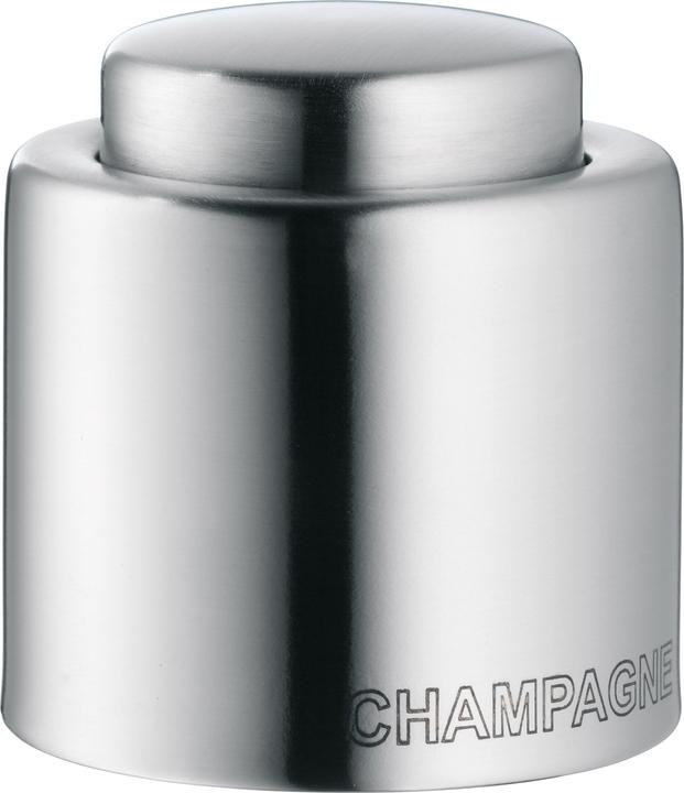 Sektverschluss Sektflaschenverschluss Aufdruck Clever&More Edelstahl matt (Champagnerverschluss)