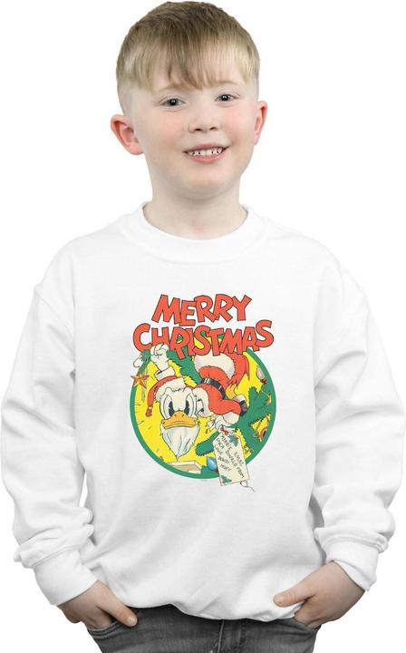 Produktbild Disney Donald Duck Merry Christmas Sweatshirt Jungen (140, 146)