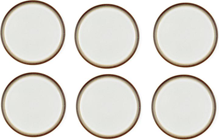 Produktbild Bitz Dessertteller Ø 21 cm 6 Stück, Crème Grau (6 x, 21 cm)