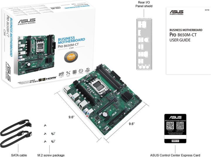 Immagine prodotto ASUS PRO B650M (AM5, AMD B650, mATX)