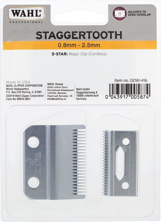 Produktbild Wahl Schneidsatz Cordless Magic Clip Blade Set 0,8 - 2,5 mm (1 x)