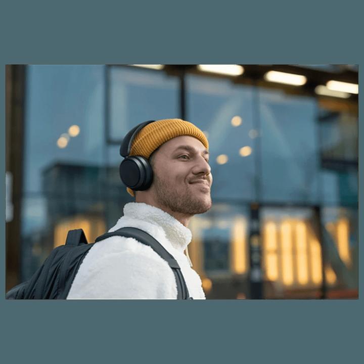 Actual product image Philips WIRELESS HEADPHONES TAH5209BK/00 (65 h, Wireless)