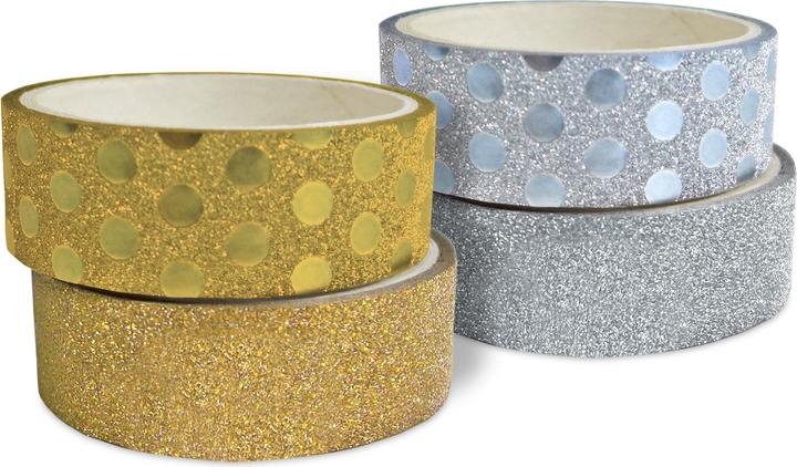 Produktbild Braun + Company Klebeband Metallic assortiert 2er (15 mm)