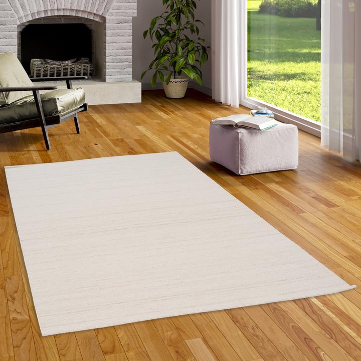 Actual product image Pergamon Wool rug Kelim Nature Woolly (140 x 200 cm)