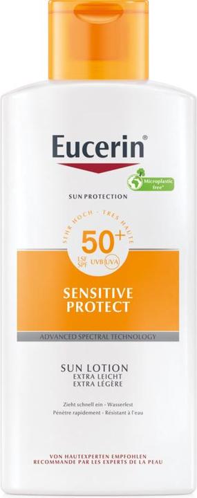 Produktbild Eucerin SUN Body Lotion extra leicht LSF 50+ (Sonnenlotion, SPF 50, 400 ml, 463.75 g)