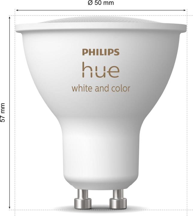 Actual product image Philips Hue White & Colour Ambiance Starter Set (GU10, 4.20 W, 400 lm, 3 x, E)