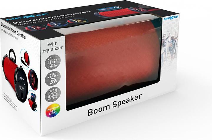 Produktbild Maxxter Bluetooth /'Boom/' -Lautsprecher mit Equalizer-Funktion (6 h, Batteriebetrieb)