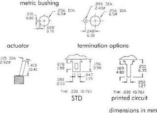 Immagine prodotto Velleman Interruttore a levetta verticale Dpdt On-On tipo Pcb