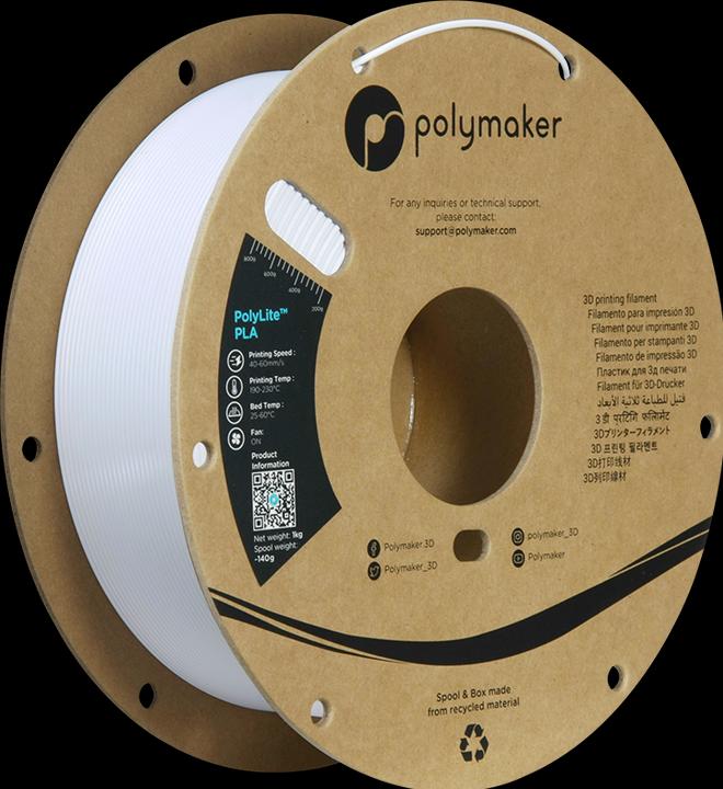Actual product image Polymaker PolyLite PLA (PLA)