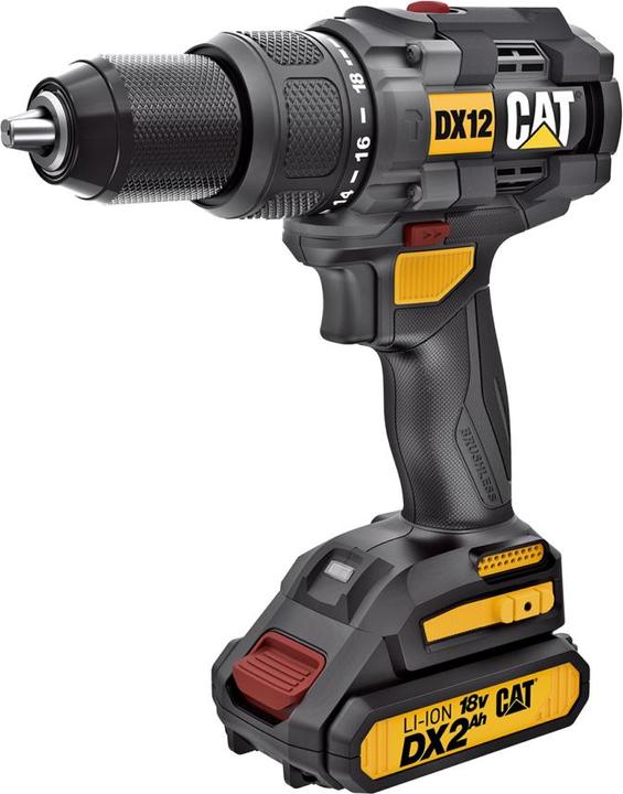 Cat Trapano DX12 2000 RPM Nero (Batteria ricaricabile)