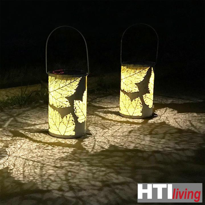 Produktbild HTI-Living Solarlaterne Blätter (Ø 12.5 cm, 1 x)