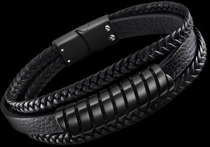 Immagine prodotto Lotus Stile - Bracciale in pelle da uomo Urban Man LS2208-2 / 3 (M) (22 cm, Acciaio inossidabile, Cuoio)