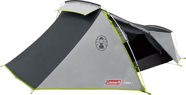 Immagine prodotto Coleman 2176908 Tenda da trekking Cobra 3 Tenda per 2 persone (Tenda a tunnel, 3.30 kg, 3 persone)