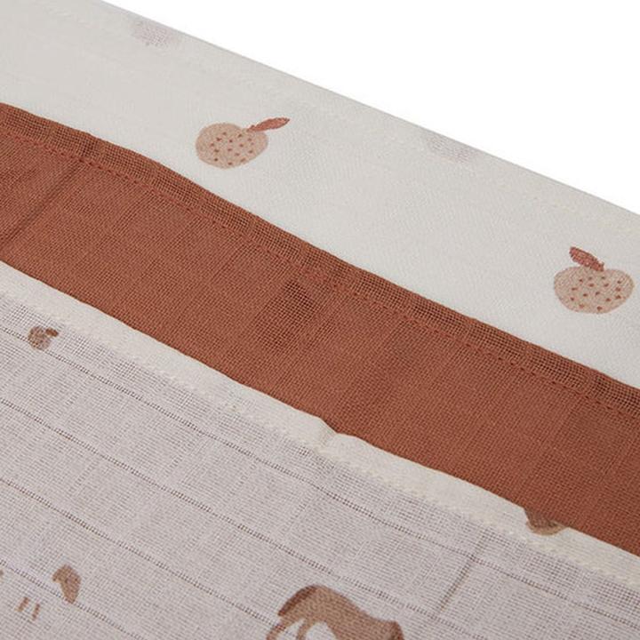 Image du produit Jollein Set de 3 serviettes Muslin 70x70 cm (70 cm, 70 cm)