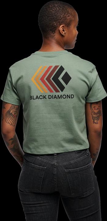 Actual product image Black Diamond W Faded Crop Ss Tee (L)