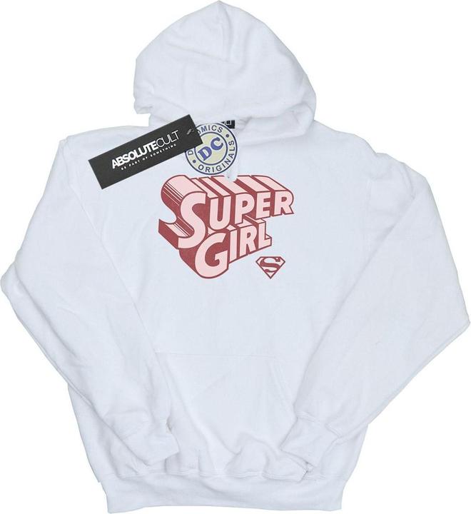 Produktbild Supergirl Retro Logo Kapuzenpullover (L)
