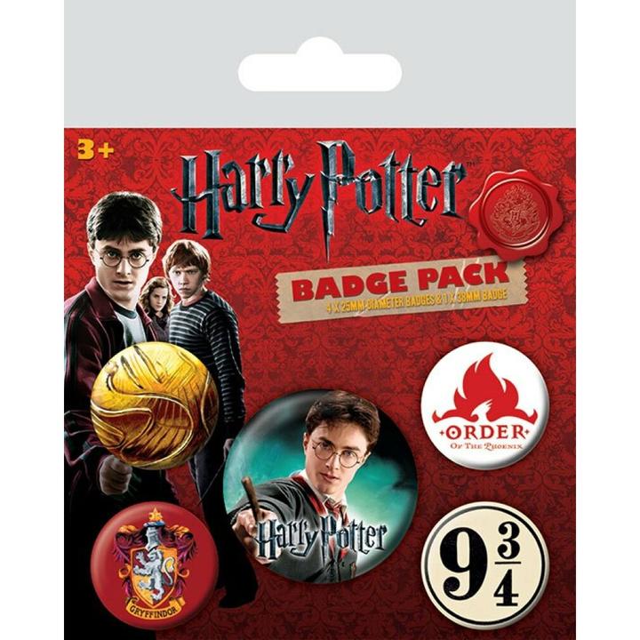 Immagine prodotto Pyramid HARRY POTTER - Confezione da 5 distintivi - Grifondoro