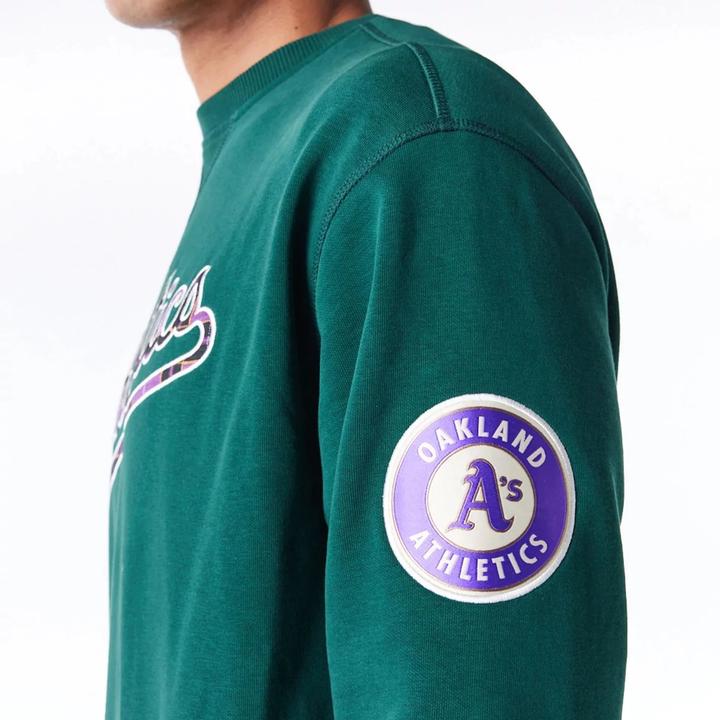 Actual product image New Era sweatshirt oakand athetics mb tartan infi (L)