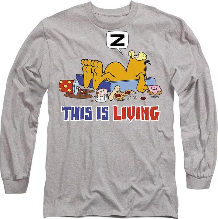 Immagine prodotto Garfield This Is Living Maglietta Adulto Unisex (L)