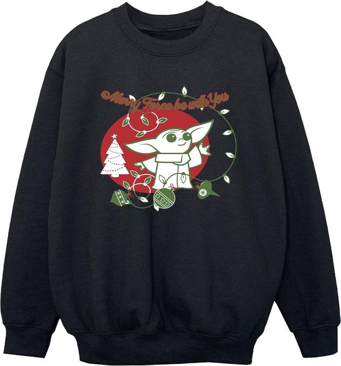 Star Wars Baby Yoda Force Be With You Sweatshirt Jungen