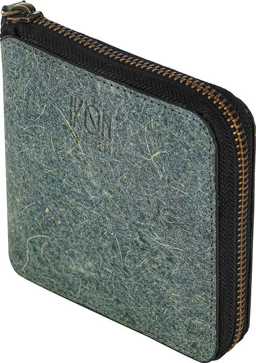 Actual product image Ikon Sweden Kochi coconut leather zip wallet standard