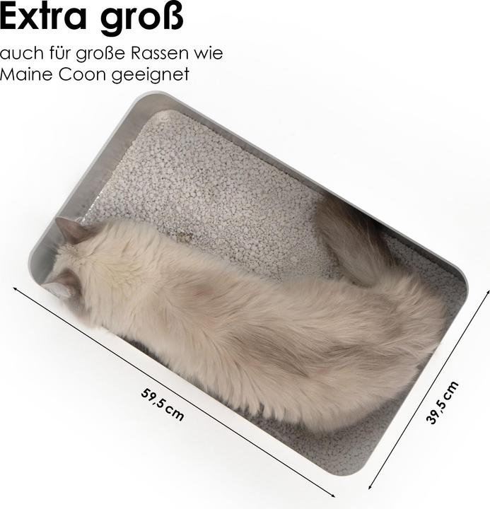Produktbild LucyBalu Steeloo (Katzenklo offen)