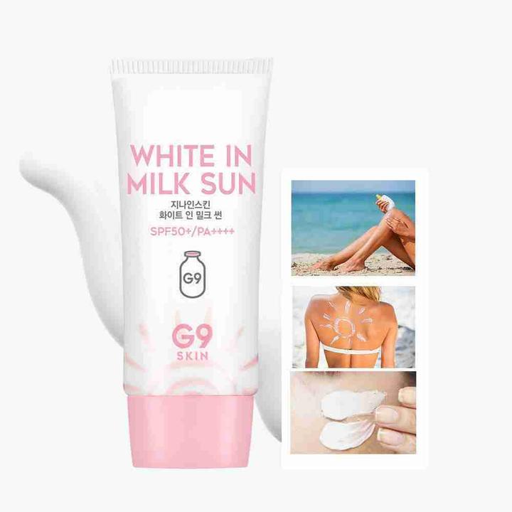 Actual product image G9 Skin White In Milk Sun Plus SPF50 (Suntan cream, SPF 50, 40 ml)