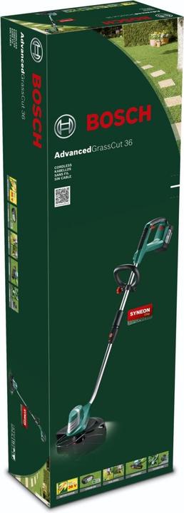 Image du produit Bosch Home & Garden Advanced Grass Cut 36 sans batterie/sans chargeur. (Fils coupe-herbe)