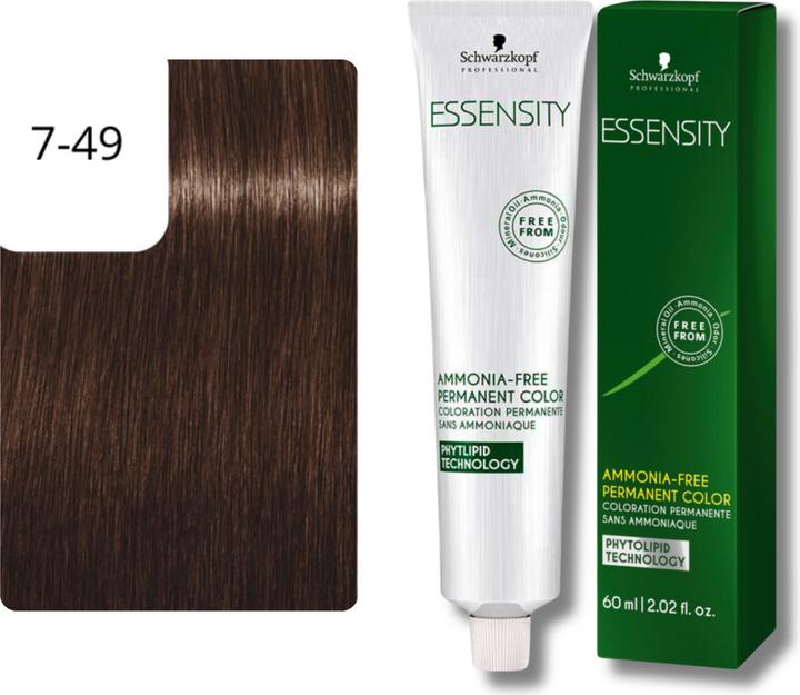 Actual product image Schwarzkopf Essensity (7-49 Medium blonde Beige Purple)