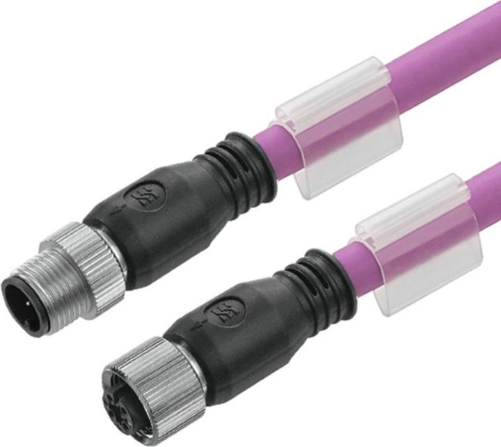 Produktbild Weidmüller 1964710200 Sensor-/Aktor-Datensteckverbinder konfektioniert M12 Stecker gerade (20 m)