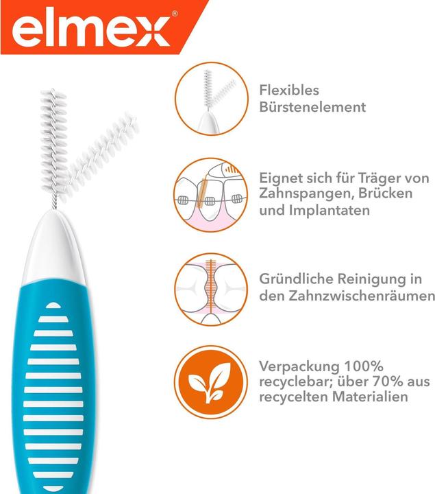 Actual product image Elmex Blue, size 3 (8 x, 3 mm)
