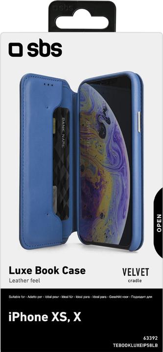 Image du produit SBS Housse à rabat Luxe (Apple iPhone XS, Apple iPhone X)