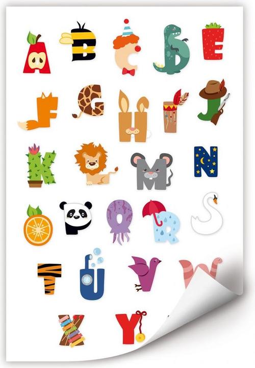 Produktbild Trenddeko Kinder Alphabet (70 x 100 cm)