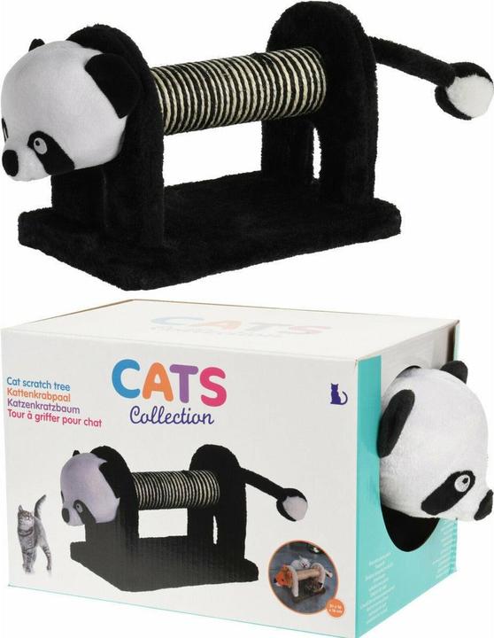 Image du produit Casativo Tronc à griffer pour chats au design panda (16 cm, Noir et blanc)