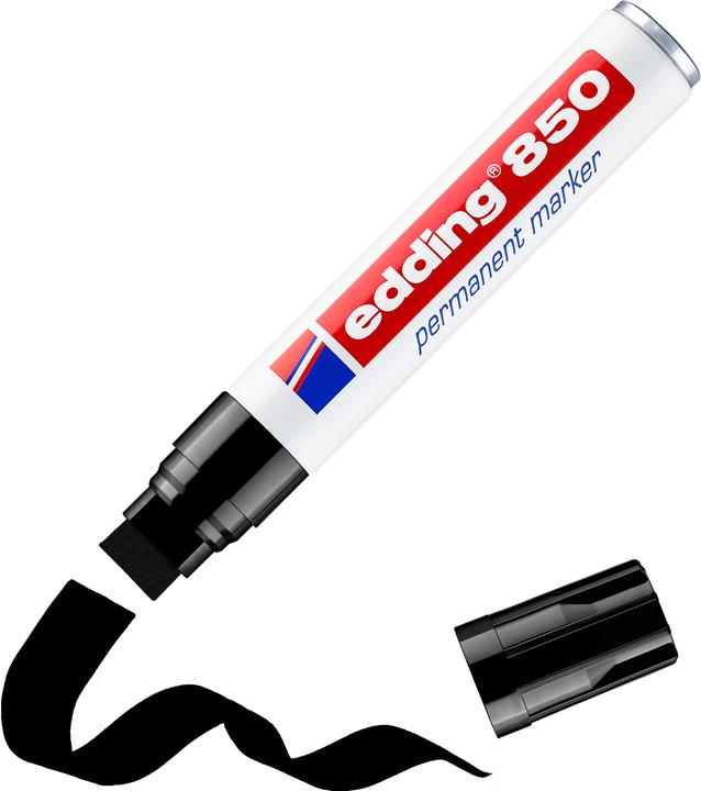 Actual product image Edding 850 Permanent marker (Black, 16 mm, 1 x)