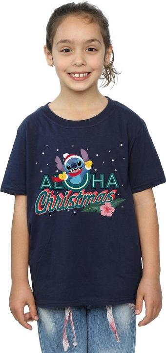 Image du produit Disney - T-shirt LILO AND STITCH ALOHA CHRISTMAS - Fille (140, 146)