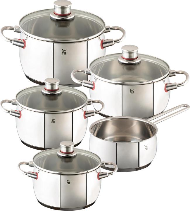 Productafbeelding WMF 0774556380 POTENSET 5 STUKS KWALITEIT EEN (24 cm, Steelpan, Roestvrij staal)