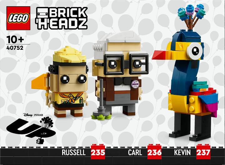 Produktbild LEGO Disney Carl, Russell und Kevin (40752, LEGO Brickheadz)
