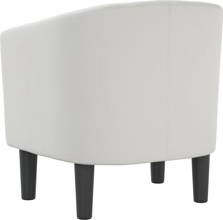 Immagine prodotto VidaXL Clubsessel Weiss Kunstleder,Farbe: Weiss,Material