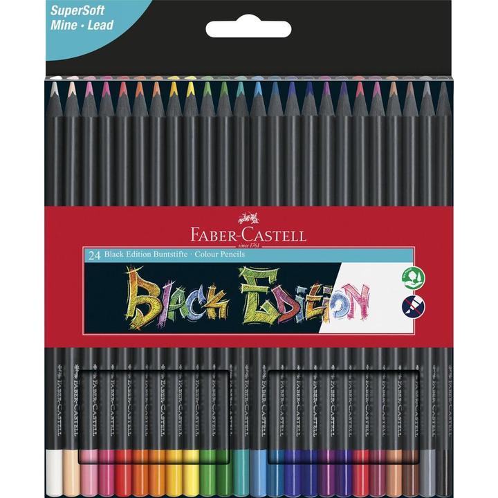 Produktbild Faber-Castell Black Edition (Mehrfarbig, 24 x)