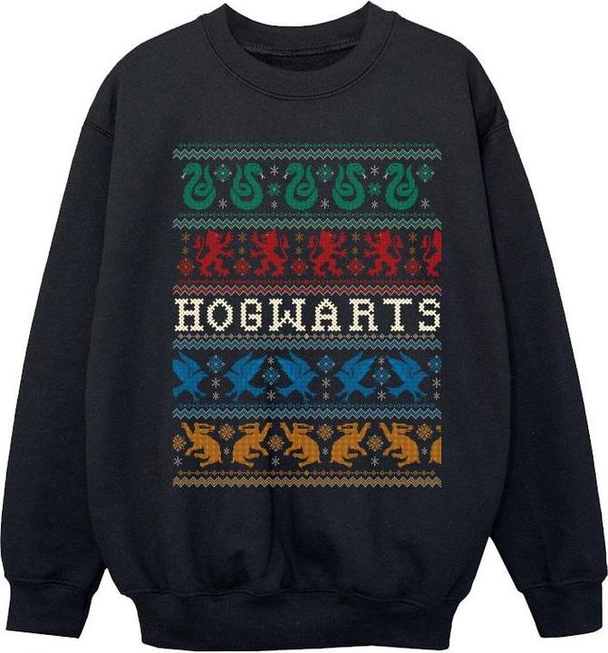 Immagine prodotto Christmas Fair Isle Houses Felpa Ragazzi (116)