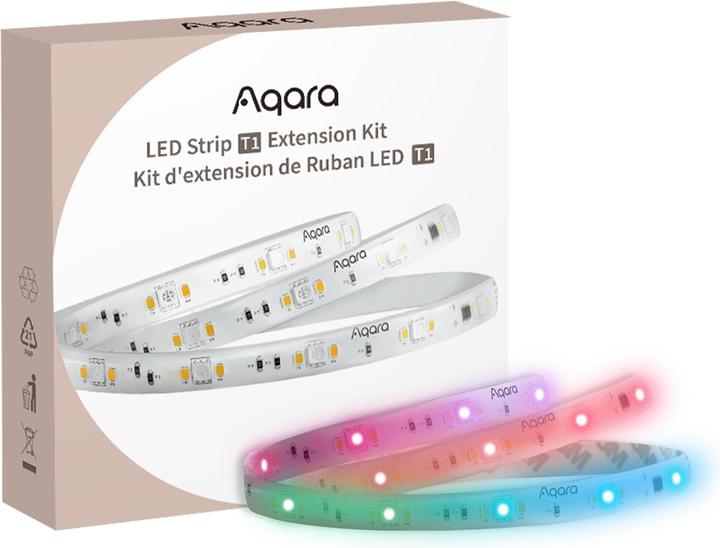 Image du produit Aqara Kit d'extension LED Strip T1 (Multicolore, 100 cm, Intérieur, Extérieur)