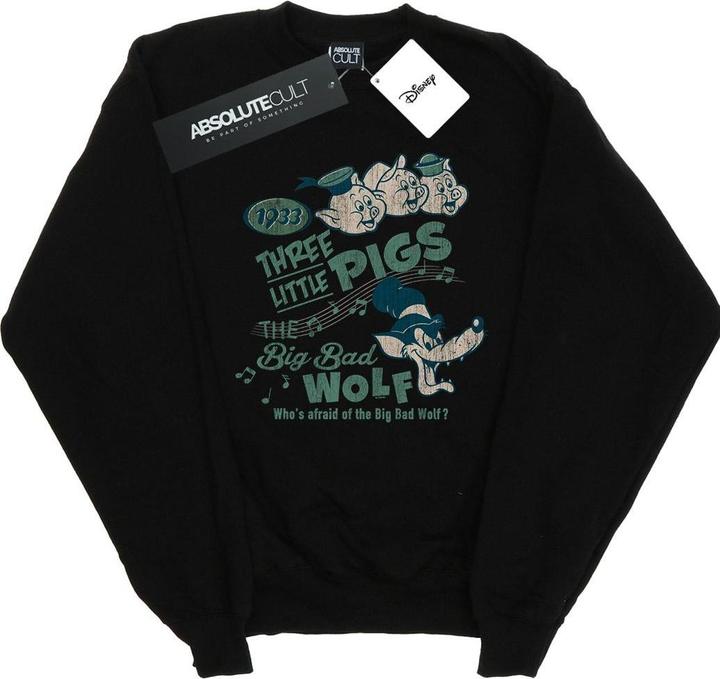 Image du produit Disney - Sweat THREE LITTLE PIGS WHO'S AFRAID OF THE BIG BAD WOLF - Fille (152, 158)