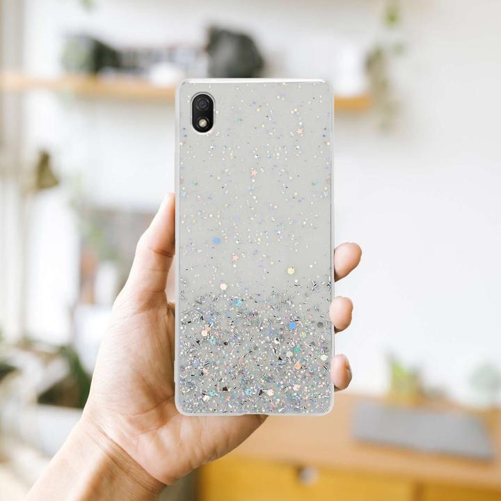 Produktbild Cadorabo TPU Hülle für Xiaomi RedMi 9A / RedMi 9AT mit Glitzer (Xiaomi Redmi 9AT, Xiaomi Redmi 9A)